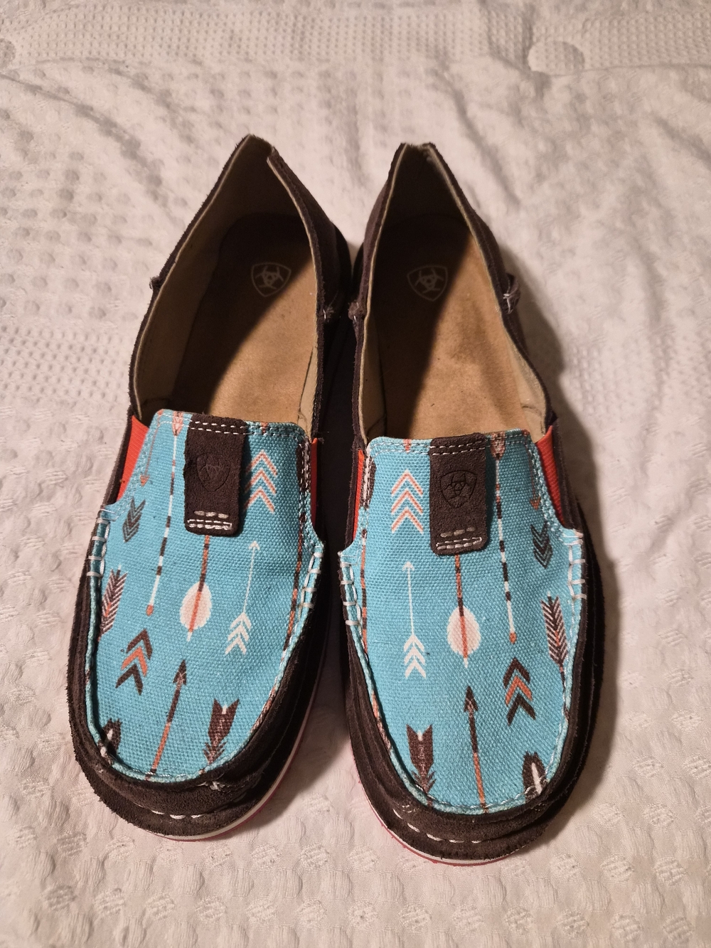 Ariat Cruiser Turquoise Western Arrow Slip-On Shoes